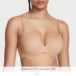 VS incredible, light push-up, perfect shape, bra, 38DDD Like new! Worn Once